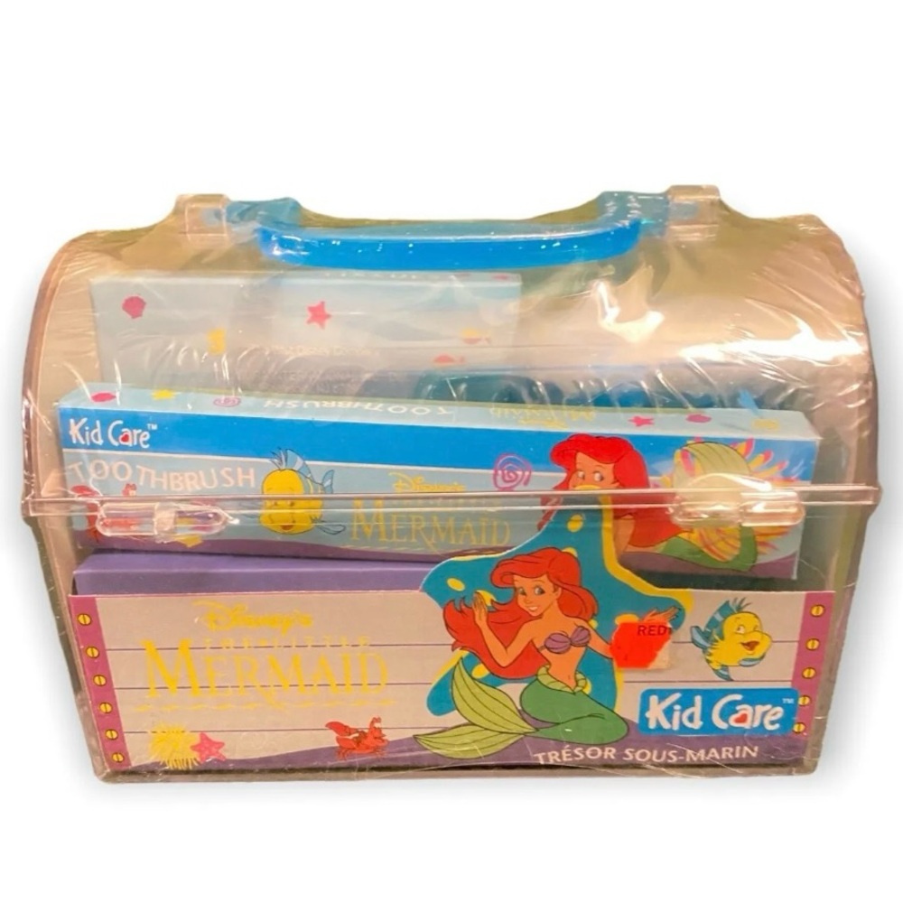 Vintage Disney Little Mermaid Bath Set